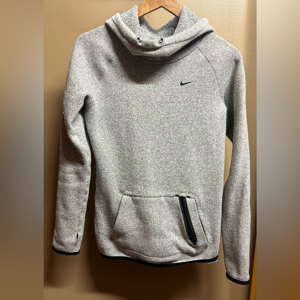 NIKE grey fleece sweatshirt